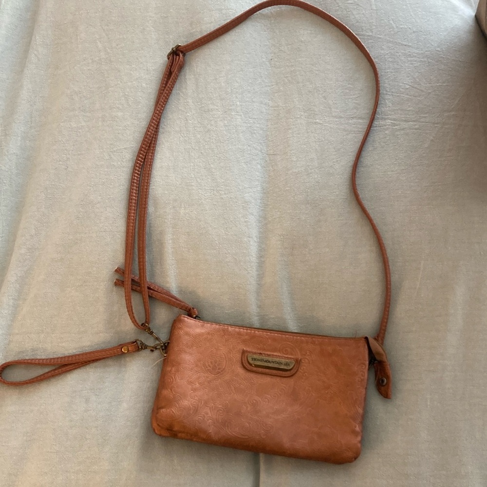 Brown Leather Crossbody Bag